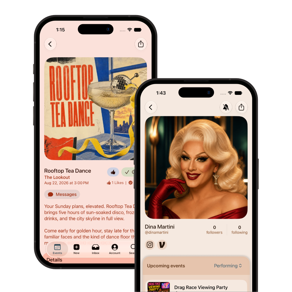 Discover events. Follow your faves. Live your loudest life.