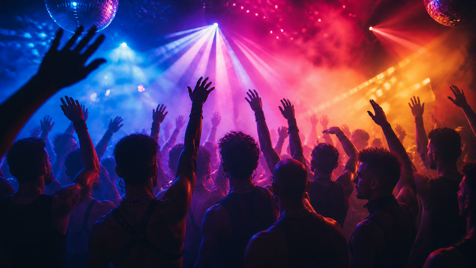 Dance floor scene